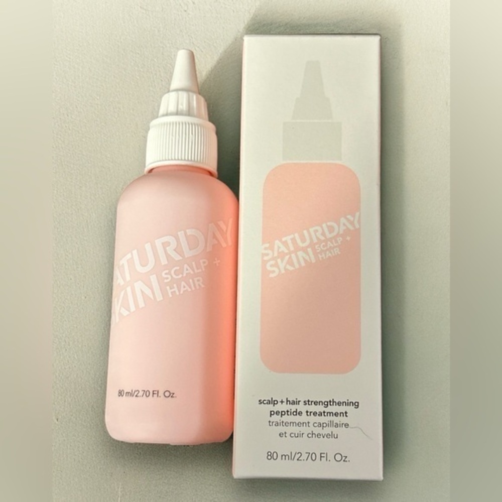 🆕 NWT Saturday Skin scalp + hair STRENGTHENING PEPTIDE TREATMENT 80 ml 2.7oz